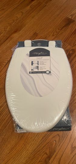 Toilet Seat Elongated-whisper close, No slam shut, Mayfair Brand New still wrapped