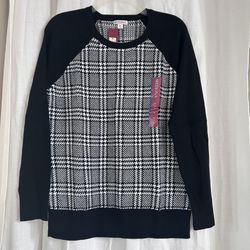 Merona Houndstooth Sweater - Size XL