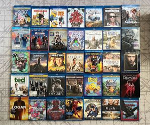 Blu Ray Movies $4 each or $20 for 6pcs