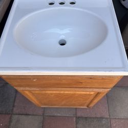 Sink 19" wide X 17" deep X 33" high