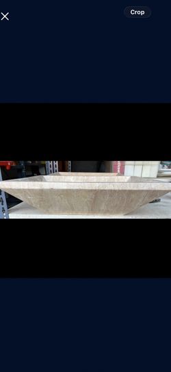 Natural Stone Vessel Bathroom Sink - Rustic Lerdo Marble