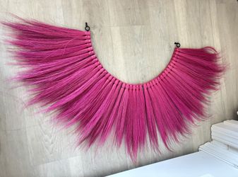 Hot Pink Bristles Wall Decor