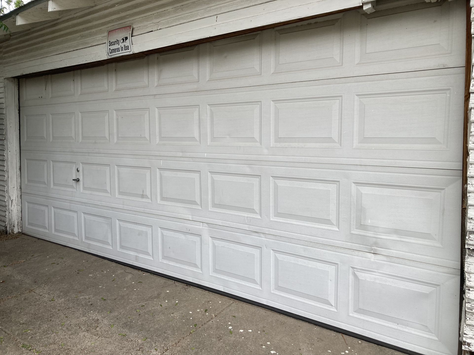 16 x 7 garage door $150