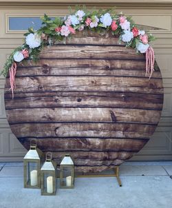 Round  Backdrop - Ready To Use 