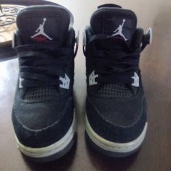 Air Jordan 4 retro SE Black Canvas size 5