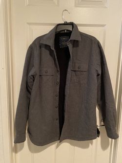 Men Fleece Shirt Jacket, size S