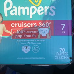 Pamper Cruiser Size 7 70 Diapers