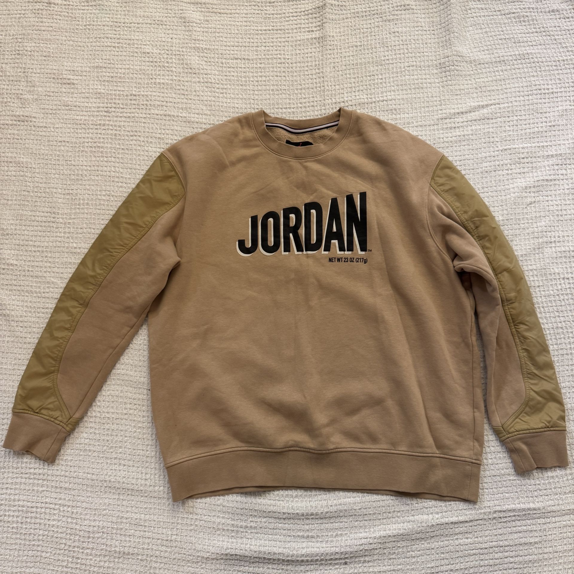 Jordan Flight MVP Men's Sz XL Graphic fleece crewneck sweatshirt Check Measure