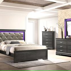 Nora King Size 4 Pcs Bedroom Set Final Sale $999