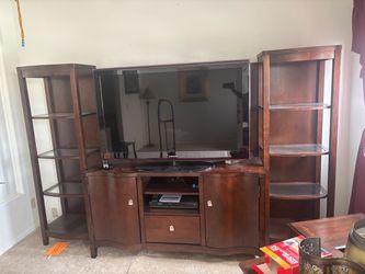 4 Piece Wood entertainment Center