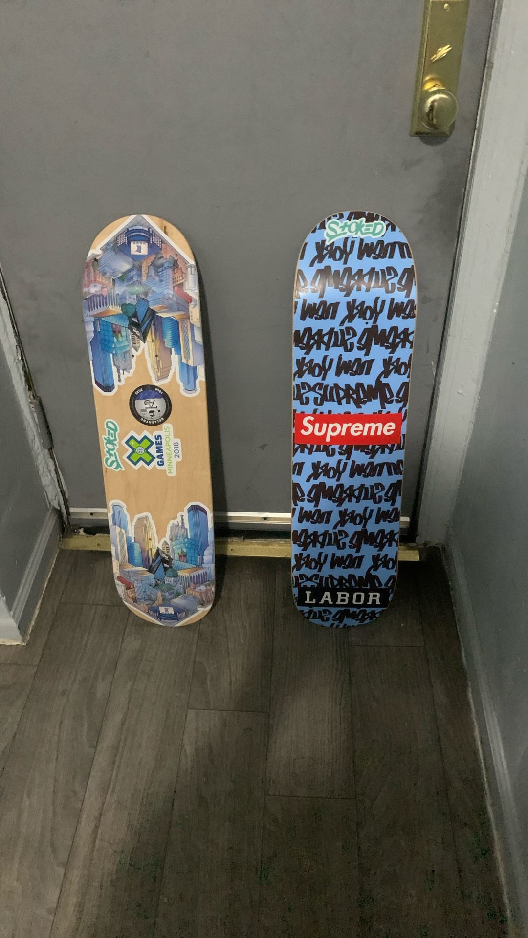 Supreme Skateboard And Minneapolis Game 2018 Edition Skateboard