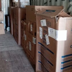 Three Ranges One Dishwasher One Microwave And One GE Washer Machine