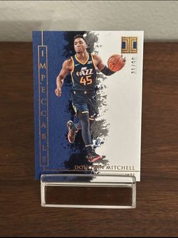 2019-20 Panini Impeccable - Donovan Mitchell #58 Gold # /99