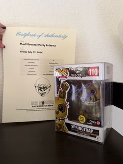 Signed spring trap funko