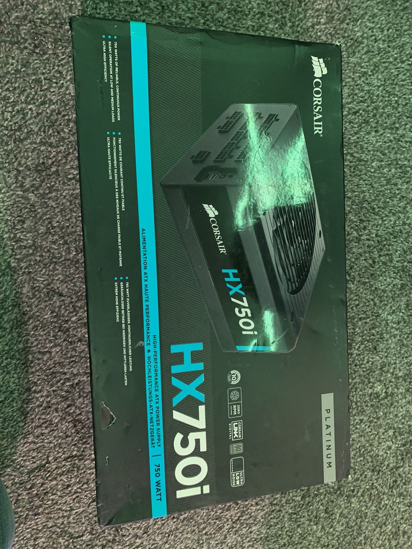 Corsair HX750i 750 Watt Power Supply