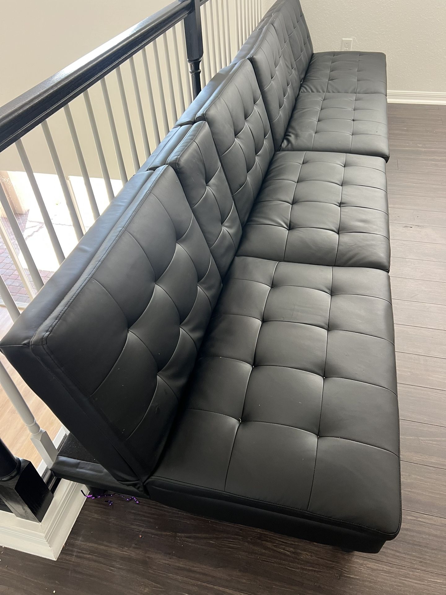 2 x Convertible Futon Couch 