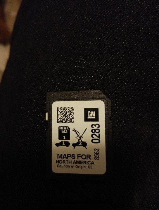 24-25 Gm Chevy Cadillac Navigation SD Card For North America