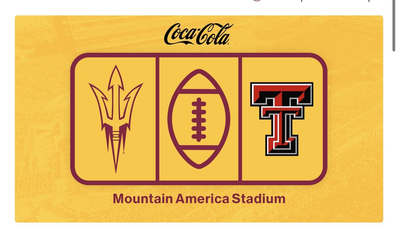 Asu vs Texas Tech tickets 10/18