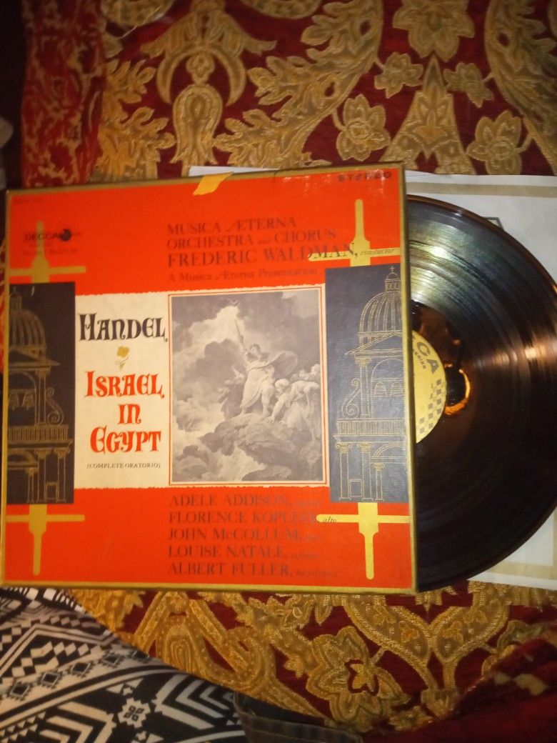 Handel Israel in Egypt Vinyl 2LP 33