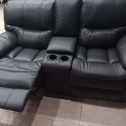 *Holiday Flash Sale!!!*---Bold Madrid Gray Leather Reclining Loveseats---Only $599!!!---Delivery/$10 Down Financing🤭