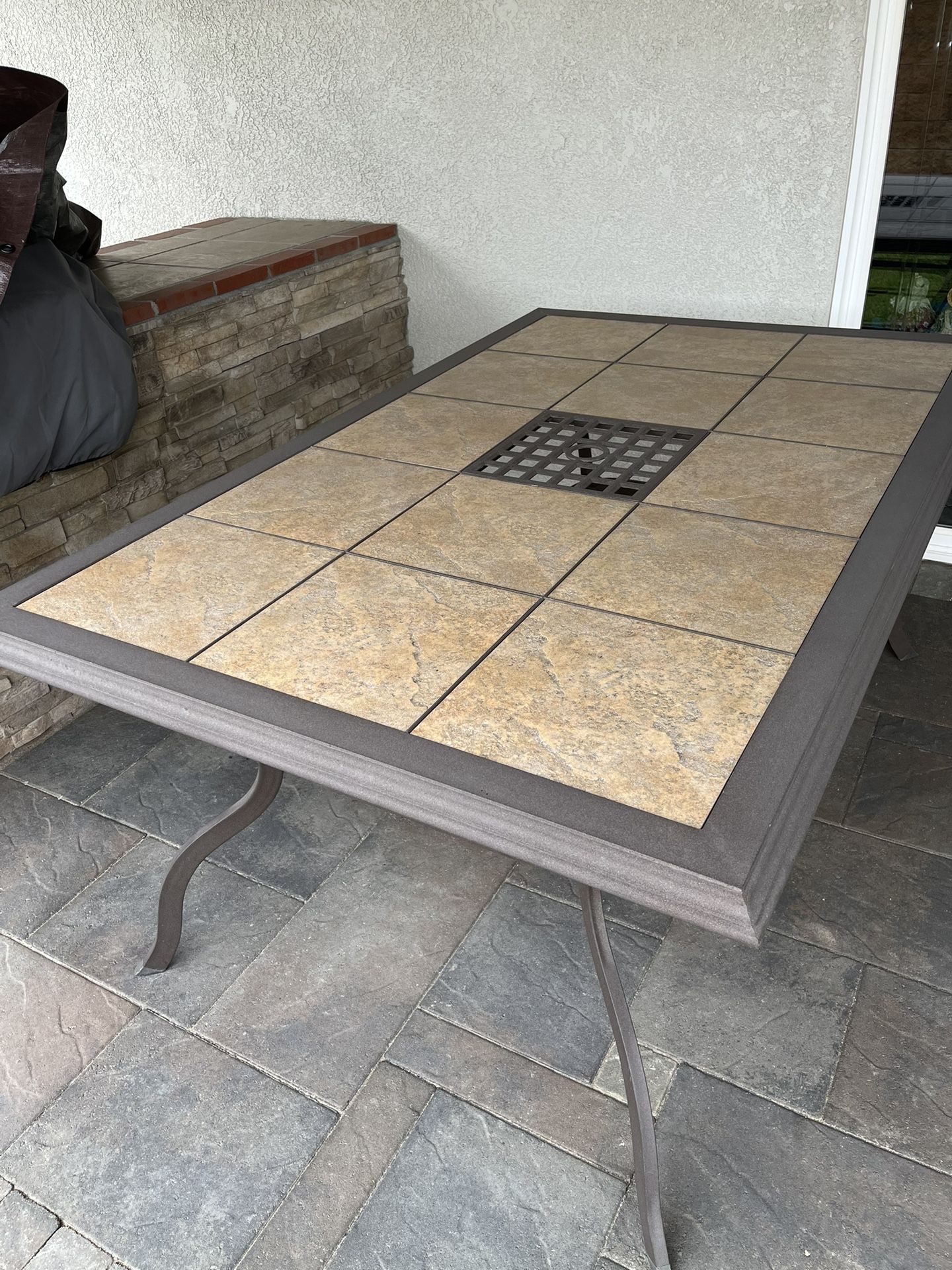 Patio Table And 6 Chairs… 65 X 41