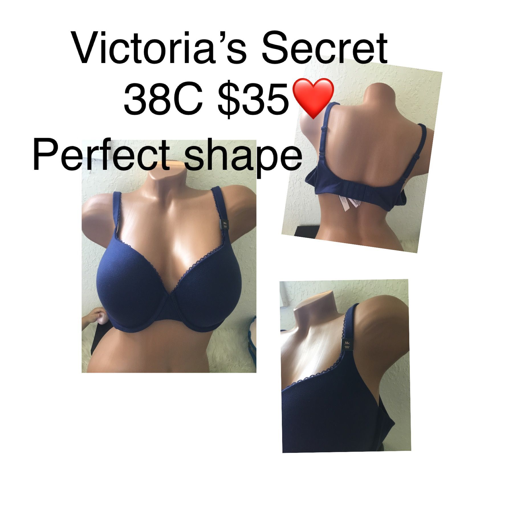 VICTORIA'S SECRET BODY BY VICTORIA 38DD Long Line Demi Bra in Black Garden  Lace for Sale in Davenport, FL - OfferUp