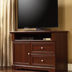 Sauder Palladia highboy TV stand