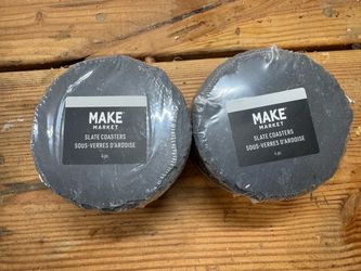 6 packages of slate coasters