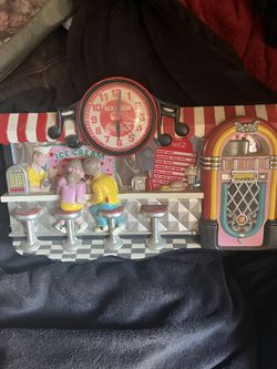 Coca Cola Classic 50”s Diner Clock
