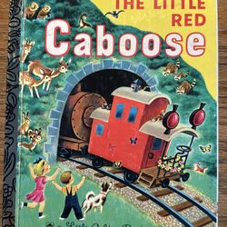 Vintage book, The Little Red Caboose
