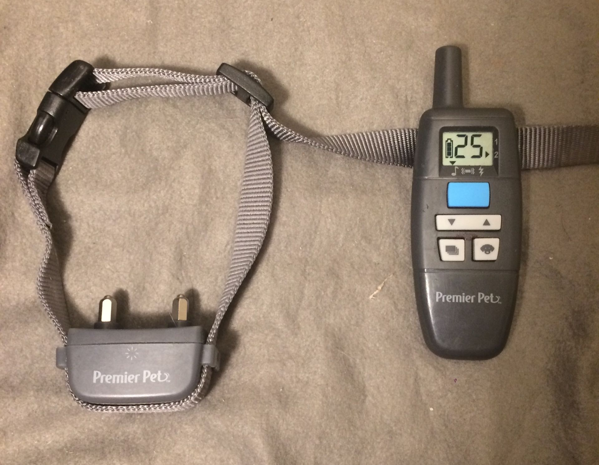 Dog training collar