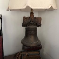 Liberty Bell Lamp Vintage Unique!