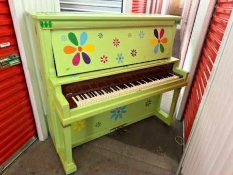 Vintage C. Kurtzmann & Co. Upright Piano (Buffalo, NY) - Hand Painted & Fully Functional