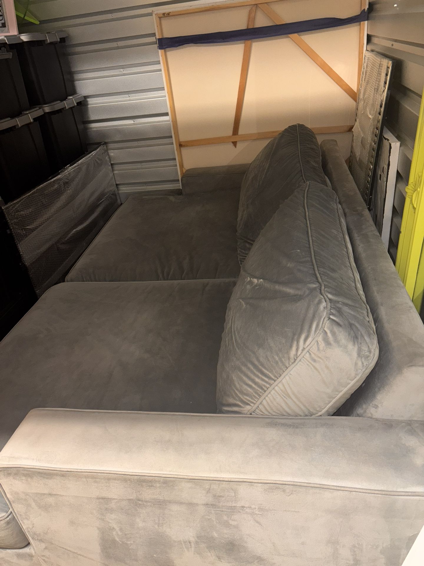 96" Square Arm Sofa with Reversible Cushions - WILL NEGOTIATE