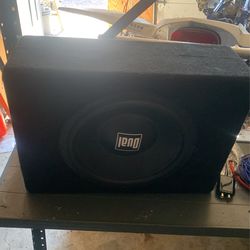 Dual Subwoofer With Built In Amp Almost New