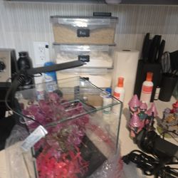 2.3 Gallon Fish Aquarium Tank