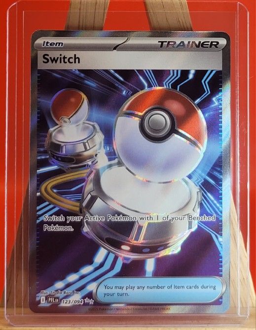 2025 Pokemon Phantasmal Flames PFL EN Switch Ultra Rare #123/094, FP, NM