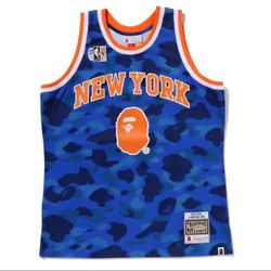 BAPE X M&N NBA NY Knicks Swingman  Size Xl
