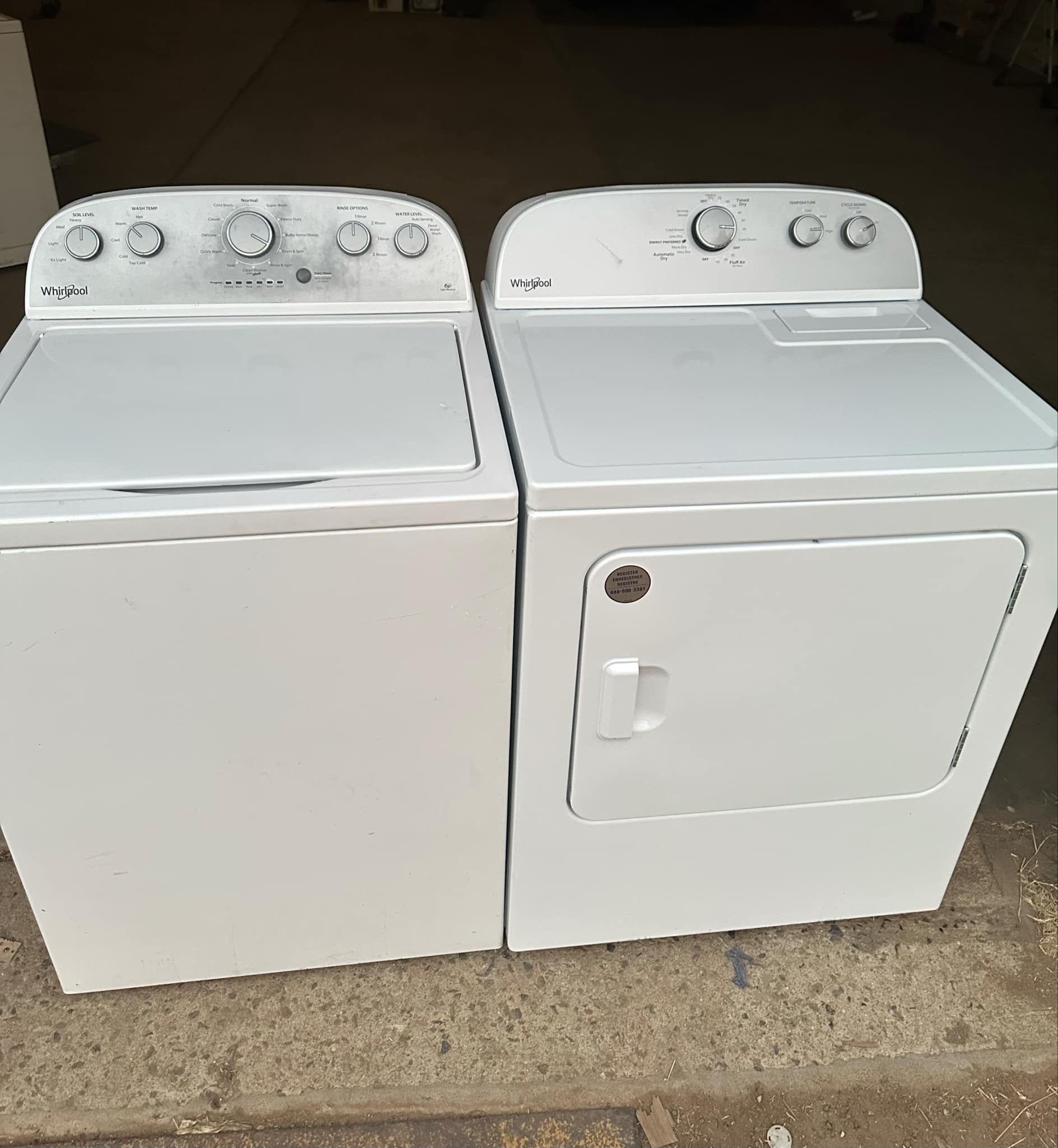 Whirlpool Washer And Electric Dryer