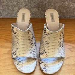 Yeezy Season 7 snake print heels 7.5