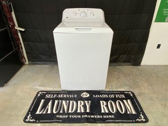GE Top Load Washer – 3.8 Cu Ft Stainless Basket, Agitator & Deep Fill