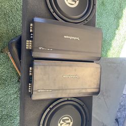 Subwoofer And Amplifier 