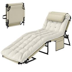 Folding Chaise Lounge Pool Chair