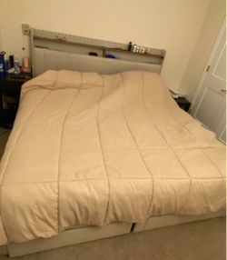 King size bed and mattress