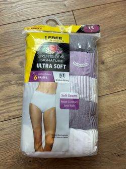 New 6-pack of Fruit of the Loom Signature Ultra Soft Briefs large