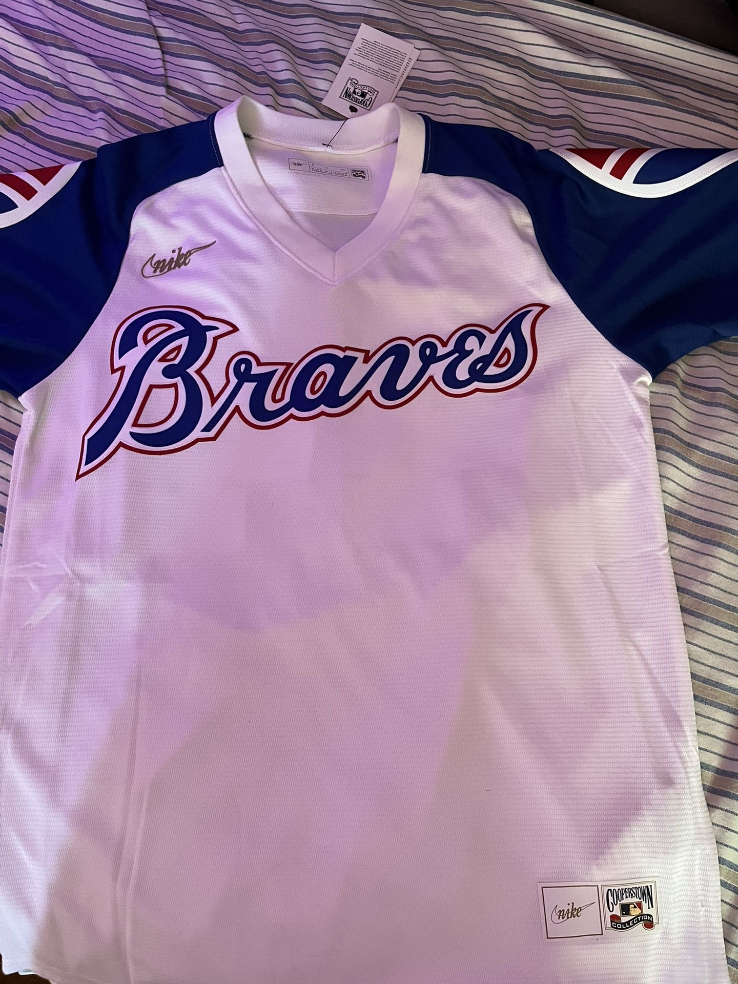 Braves Throwback Hank Aaron Jersey