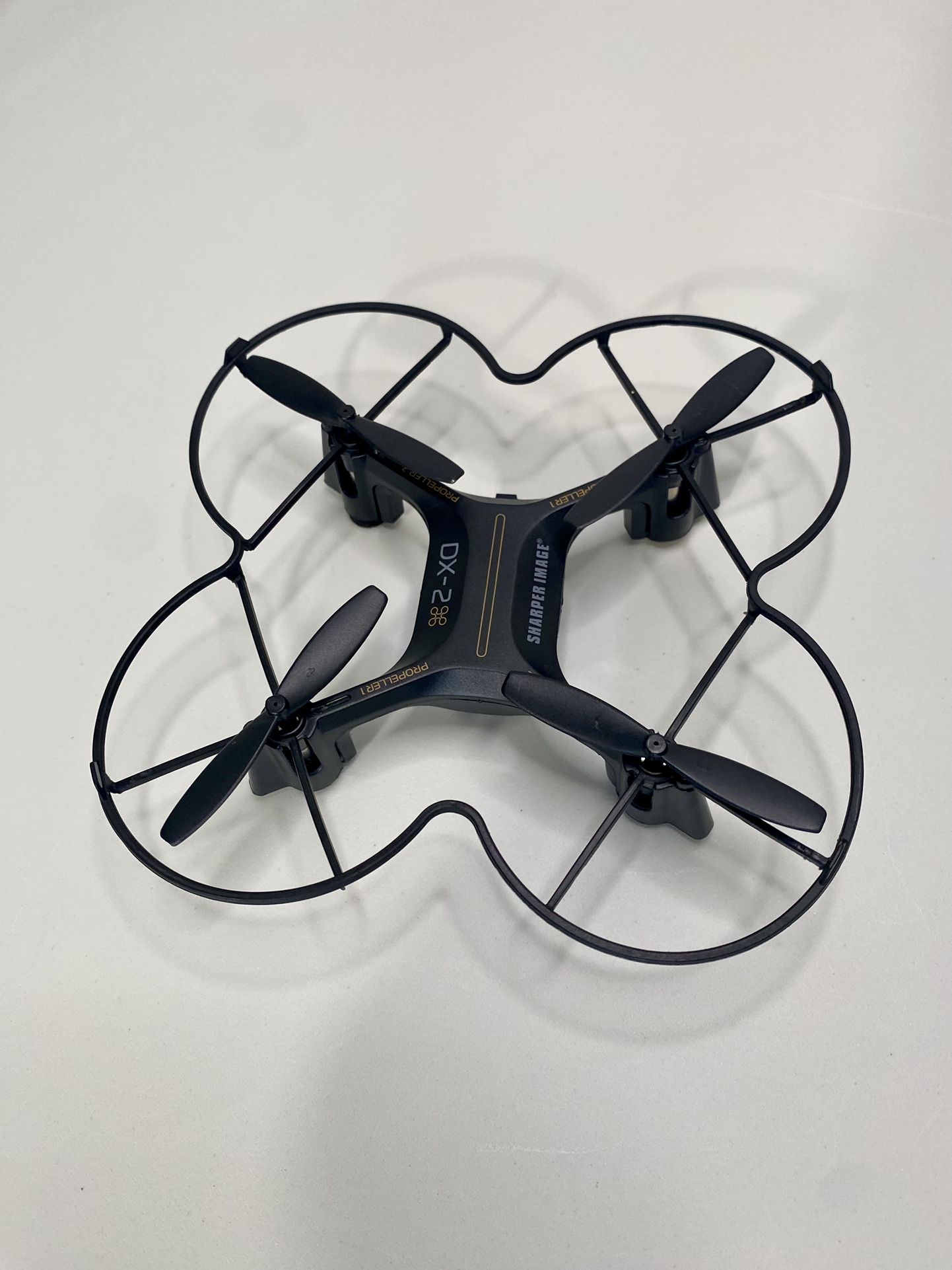 Sharper Image Stunt Drone, Rechargeable USB, LED Lights, 5-Inch