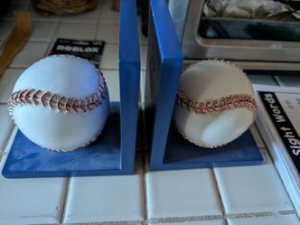 Baseball book ends