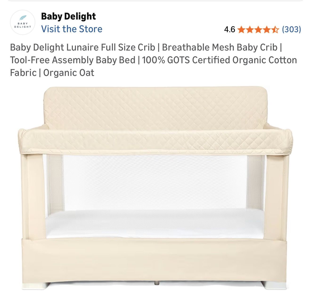 Baby Delight Lunaire-Full crib 