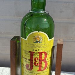 Vintage J&B Rare Blended Scotch Whisky, One-gallon Advertising Display Bottle 
